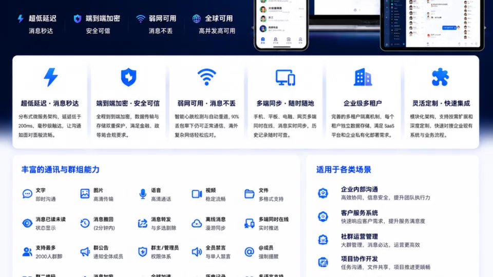 🌟 IM即时通讯系统全新升级｜让企业沟通更高效、更智能